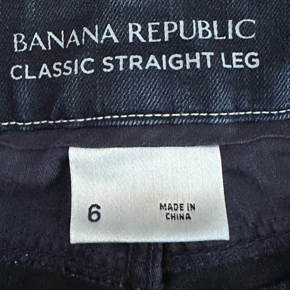 Banana Republic Women’s Classic Straight Leg Jeans Dark Wash Size 6 - Picture 9 of 10
